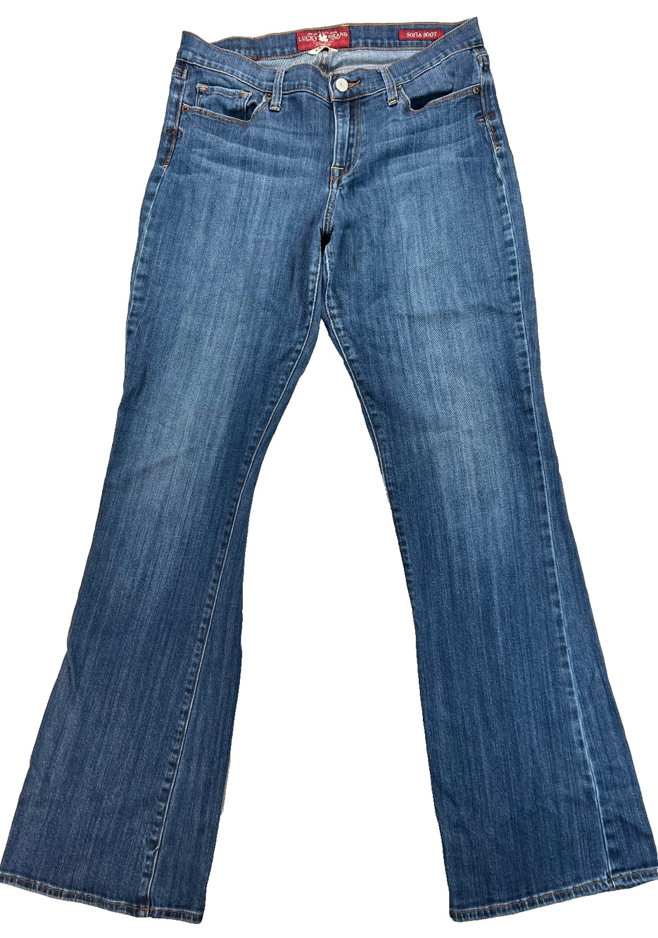 Lucky Brand Sofia Boot Mid-Rise Bootcut Jeans (Women's 14 / 32 Long)